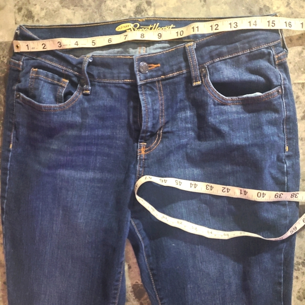 Old Navy The Sweetheart Jeans Women's sz 10 short - Picture 5 of 7